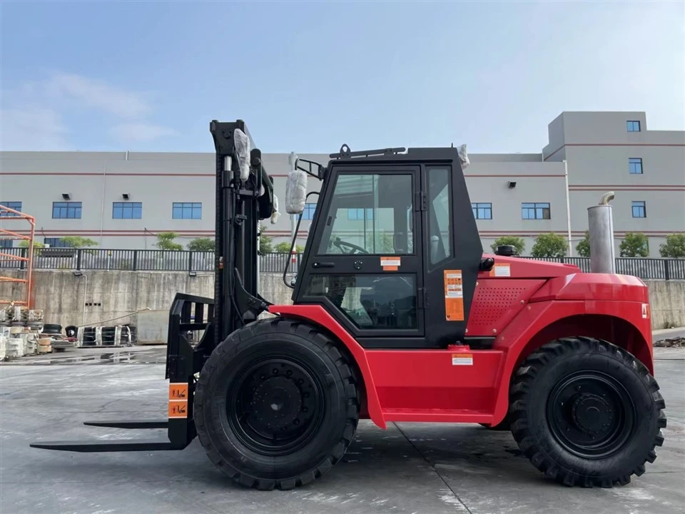 SOCMA 5 Ton All- Terrain Off Road 4x4 Four Wheel Drive 4wd Rough Terrain Forklift