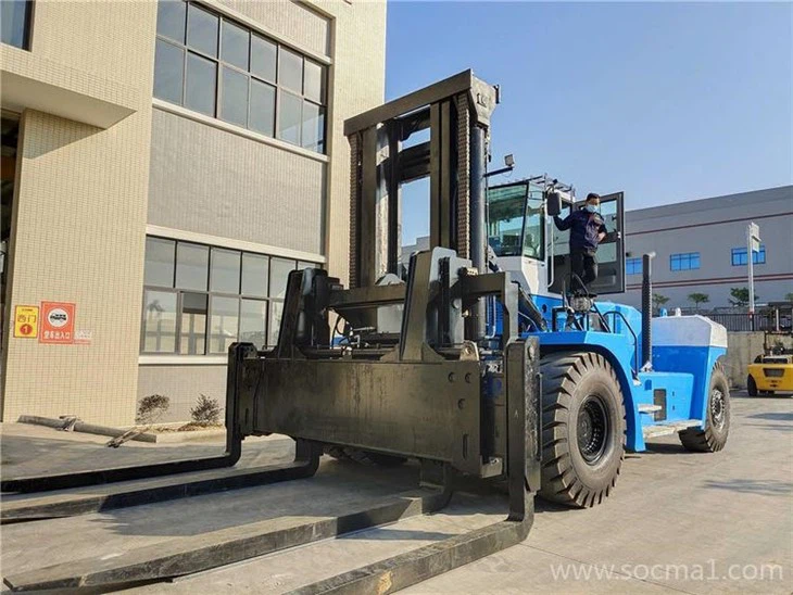 SOCMA Heavy Duty Forklift 50 tòn 50t pou Port Steel Industry