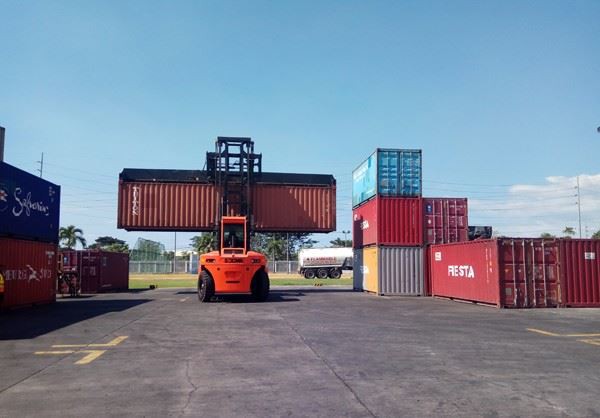 30 Ton Diesel Forklift With Heavy Box Clamp