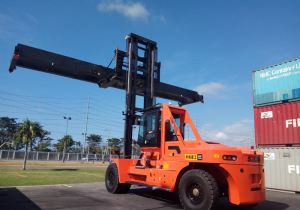 30 Ton Dyezel Forklift ak gaye veso