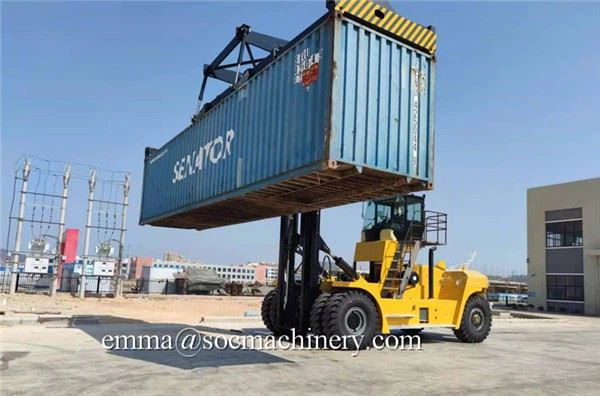 45 ton 9.2m lifting mast container forklift truck1