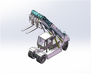 18 tòn teleskopik chariot leve Telehandler